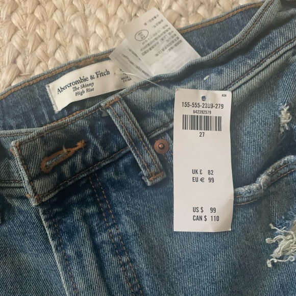 Abercrombie & Fitch high rise jeans - Picture 2 of 2
